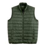 Storm Creek Men’s Pacific Puffer 100 GSM Insulated Faux Down Packable Quilted Vest in Spruce Green
