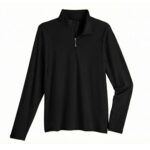 Storm Creek Men’s ReLabel Pacesetter Super Soft Lightweight Quarter Zip in Black