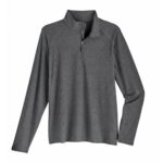 Storm Creek Men’s ReLabel Pacesetter Super Soft Lightweight Quarter Zip in Dark Heather Gray