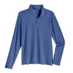 Storm Creek Men’s ReLabel Pacesetter Super Soft Lightweight Quarter Zip in Indigo Blue