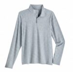 Storm Creek Men’s ReLabel Pacesetter Super Soft Lightweight Quarter Zip in Light Heather Gray