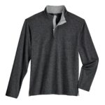 Storm Creek Men’s ReLabel Sidekick Super Soft Midweight Quarter Zip in Dark Heather Gray