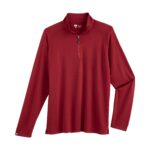 Storm Creek Men’s Renewer II Poly/Lyocell Blend Quarter Zip in Crimson Red