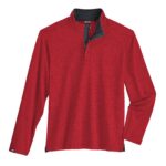 Storm Creek Men’s Sidekick Super Soft Midweight Quarter Zip in Crimson Red