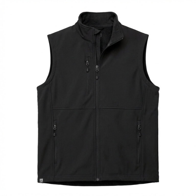 Storm Creek Men's Trailblazer Fleece-Lined Softshell Vest in Black