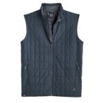 Storm Creek Men’s Traveler 60 GSM Insulated Packable Quilted Vest in Navy Blue