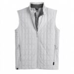 Storm Creek Men’s Traveler 60 GSM Insulated Packable Quilted Vest in Platinum Gray