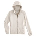 Storm Creek Men’s Weekender Performance Fleece Full Zip Hoodie in Sand Brown