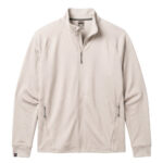 Storm Creek Men’s Weekender Performance Fleece Full Zip Jacket in Sand Brown