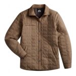 Storm Creek Women’s Artisan 100 GSM Insulated Quilted Shirt Jacket in Olive Drab Brown