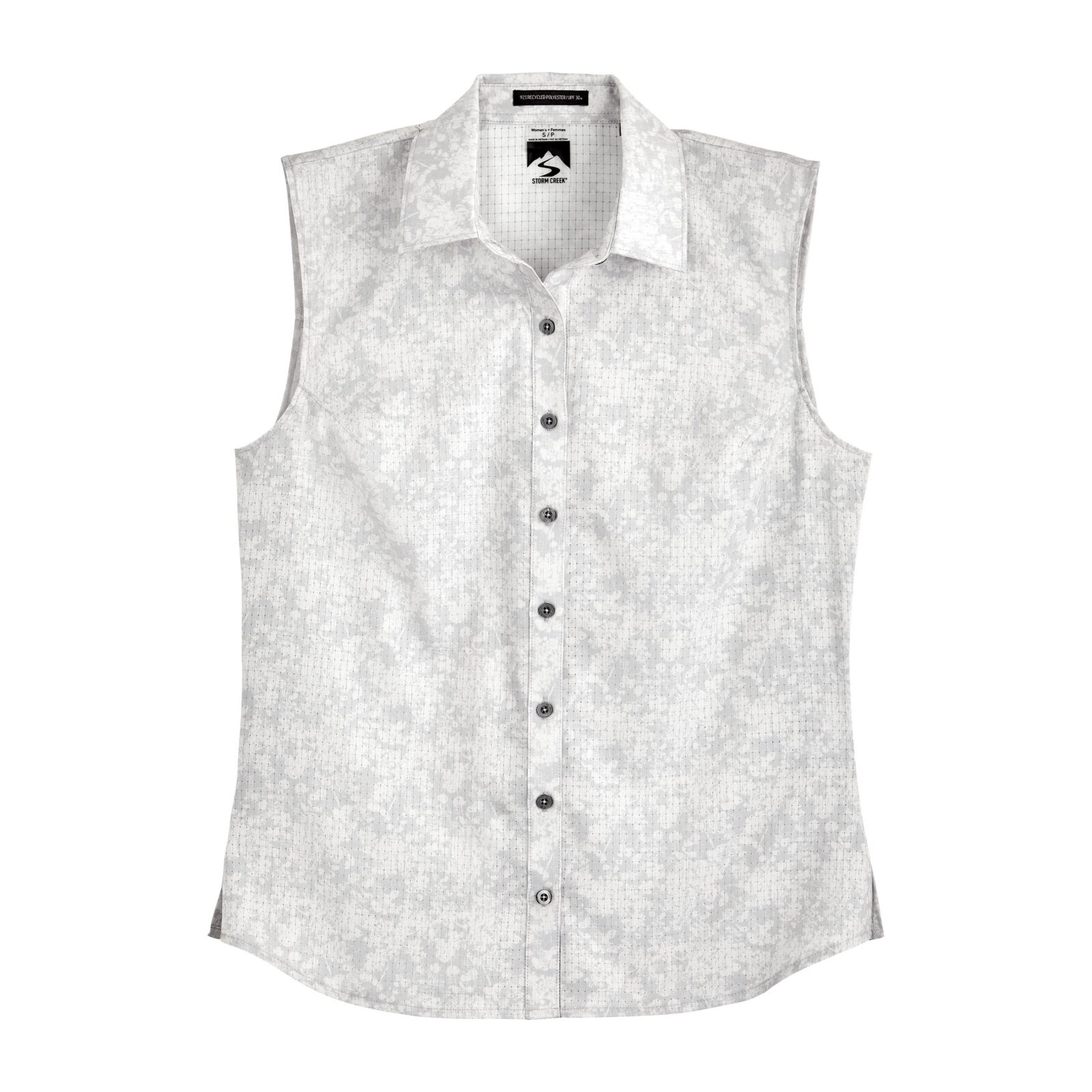 Storm Creek Women’s Enthusiast 4-Way Stretch Printed Sleeveless Outdoor Shirt