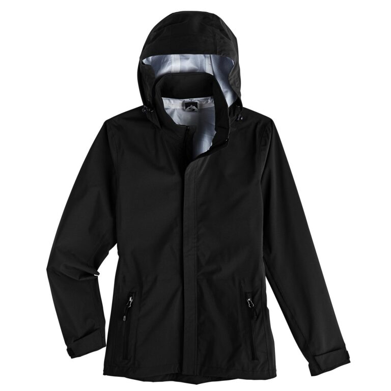 Storm Creek Women's Explorer Waterproof Rain Jacket in Black