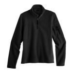 Storm Creek Women’s Fireside Fleece Microfleece Quarter Zip in Black