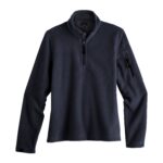 Storm Creek Women’s Fireside Fleece Microfleece Quarter Zip in Navy Blue