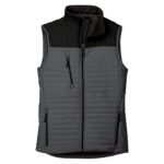 Storm Creek Women’s Front Runner 120 GSM Insulated Quilted Vest in Jet Gray/Black
