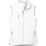 Storm Creek Women’s Front Runner 120 GSM Insulated Quilted Vest in White