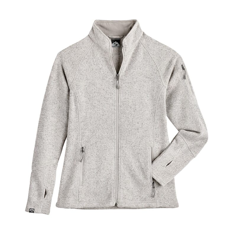 Storm Creek Women's Overachiever Sweaterfleece Jacket in Platinum Gray
