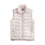 Storm Creek Women’s Pacific Puffer 100 GSM Insulated Faux Down Packable Quilted Vest in Sand Brown