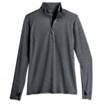 Storm Creek Women’s ReLabel Pacesetter Super Soft Lightweight Quarter Zip in Dark Heather Gray