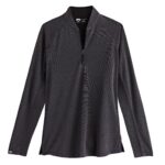 Storm Creek Women’s Renewer II Poly/Lyocell Blend Quarter Zip in Charcoal Gray