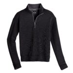 Storm Creek Women’s Shoreliner Cotton/Bamboo Blend Quarter Zip in Black
