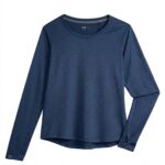 Storm Creek Women’s Sightseer Long Sleeve Performance T-shirt in Navy Blue