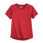Storm Creek Women’s Sightseer Short Sleeve Performance T-shirt in Crimson Red