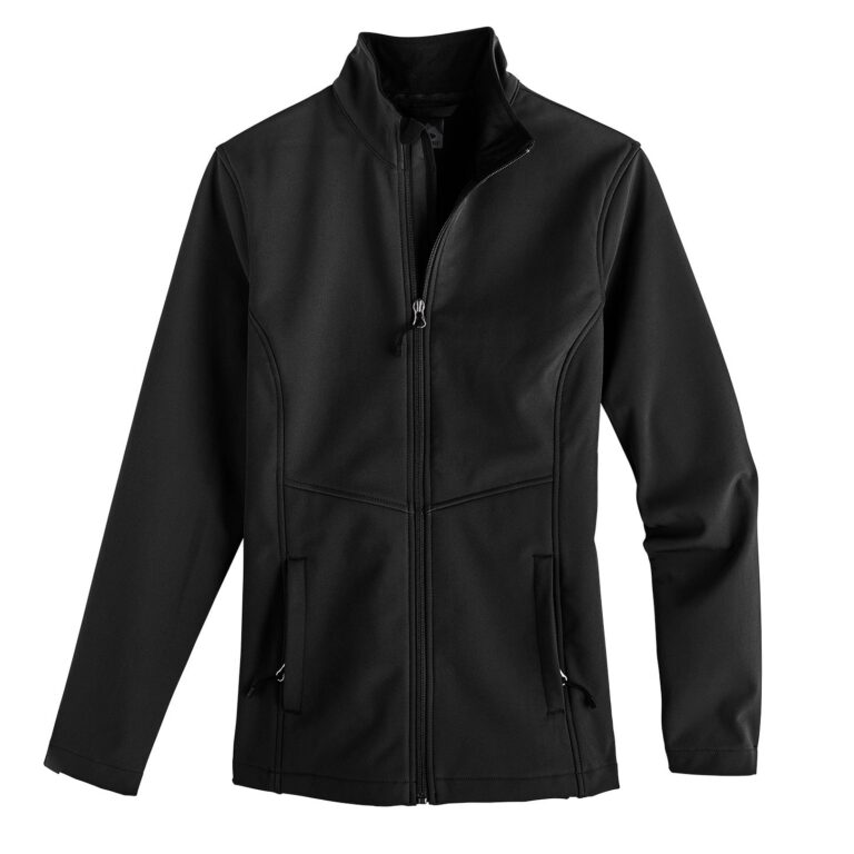 Storm Creek Women's Tagless Trailblazer Fleece-Lined Softshell Jacket MTO in Black