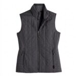 Storm Creek Women’s Traveler 60 GSM Insulated Packable Quilted Vest in Jet Gray