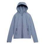 Storm Creek Women’s Velocity 4-Way Stretch Performance Full Zip Hoodie in Shadow Gray