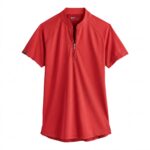 Storm Creek Women’s Visionary II Solid Short Sleeve Polo in Red
