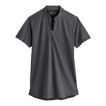 Storm Creek Women’s Visionary III Solid Short Sleeve Polo in Dark Heather Gray