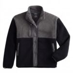Storm Creek Women’s Warm Up Colorblock Sherpa Fleece Jacket in Black/Jet Gray