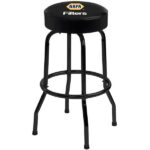 Swivel Logo Bar Stool in Seat Colors in Seat Colors
