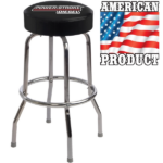 Swivel Logo Bar Stool in Seat Colors in Seat Colors
