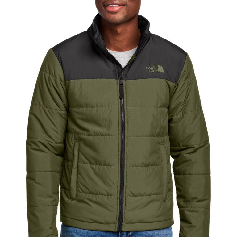 The North Face Chest Logo Everyday Insulated Jacket in Burnt Olive Green