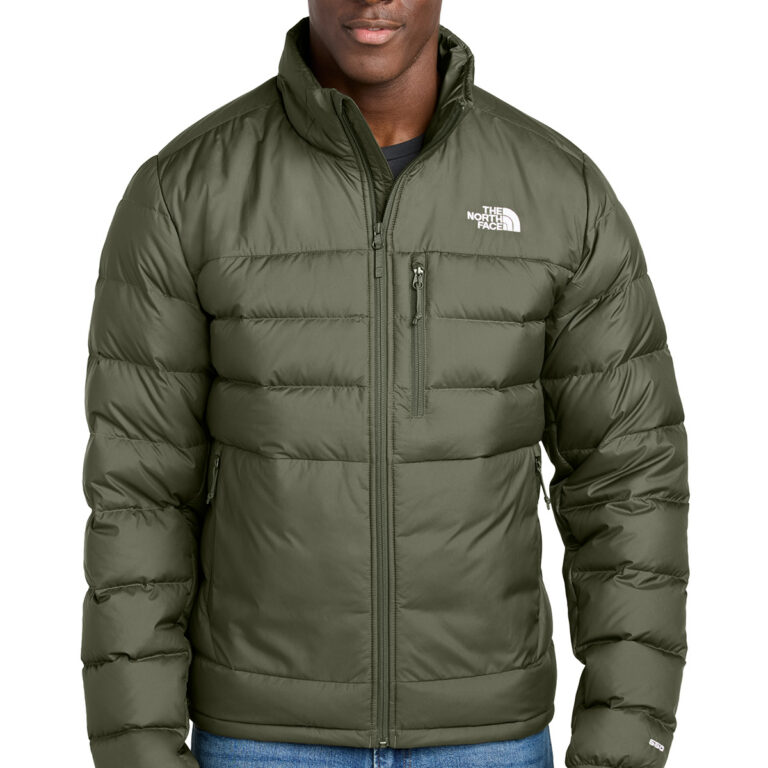 The North Face Down Hybrid Jacket in New Taupe Green