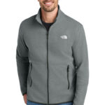 The North Face Glacier Full-Zip Fleece Jacket in TNF Medium Grey Heather