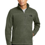 The North Face Sweater Fleece Jacket in New Taupe Green Heather
