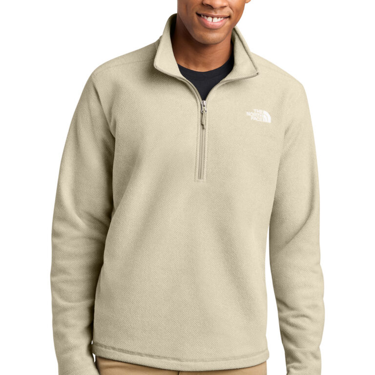 The North Face Textured Pine Grove 1/2-Zip in Gravel Heather