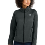 The North Face Women’s Chest Logo Ridgewall Soft Shell Jacket in TNF Dark Grey Heather
