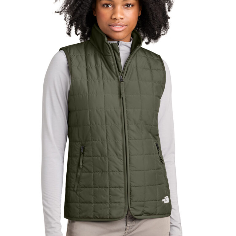 The North Face Women’s Iron Drift Quilted Vest in New Taupe Green