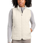 The North Face Women’s Iron Drift Quilted Vest in White Dune