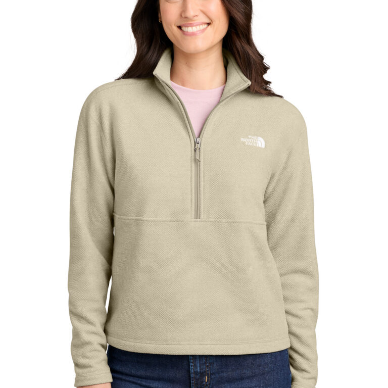 The North Face Women’s Textured Pine Grove 1/2-Zip in Gravel Heather