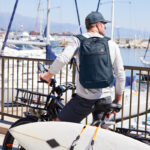 TravisMathew Approach Backpack in use
