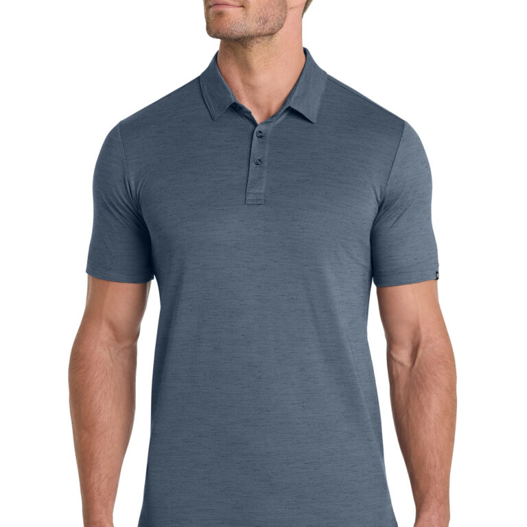 TravisMathew Auckland Slub Polo in Blue Nights