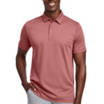 TravisMathew Bayfront Solid Polo in Roan Rouge