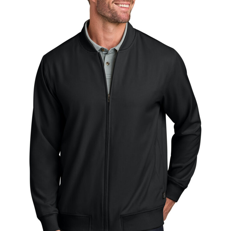 TravisMathew Bomber Jacket in Black