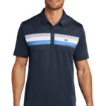 TravisMathew Cabana Chest Stripe Polo in Blue Nights