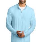 TravisMathew Crestview 1/4-Zip in Dream Blue